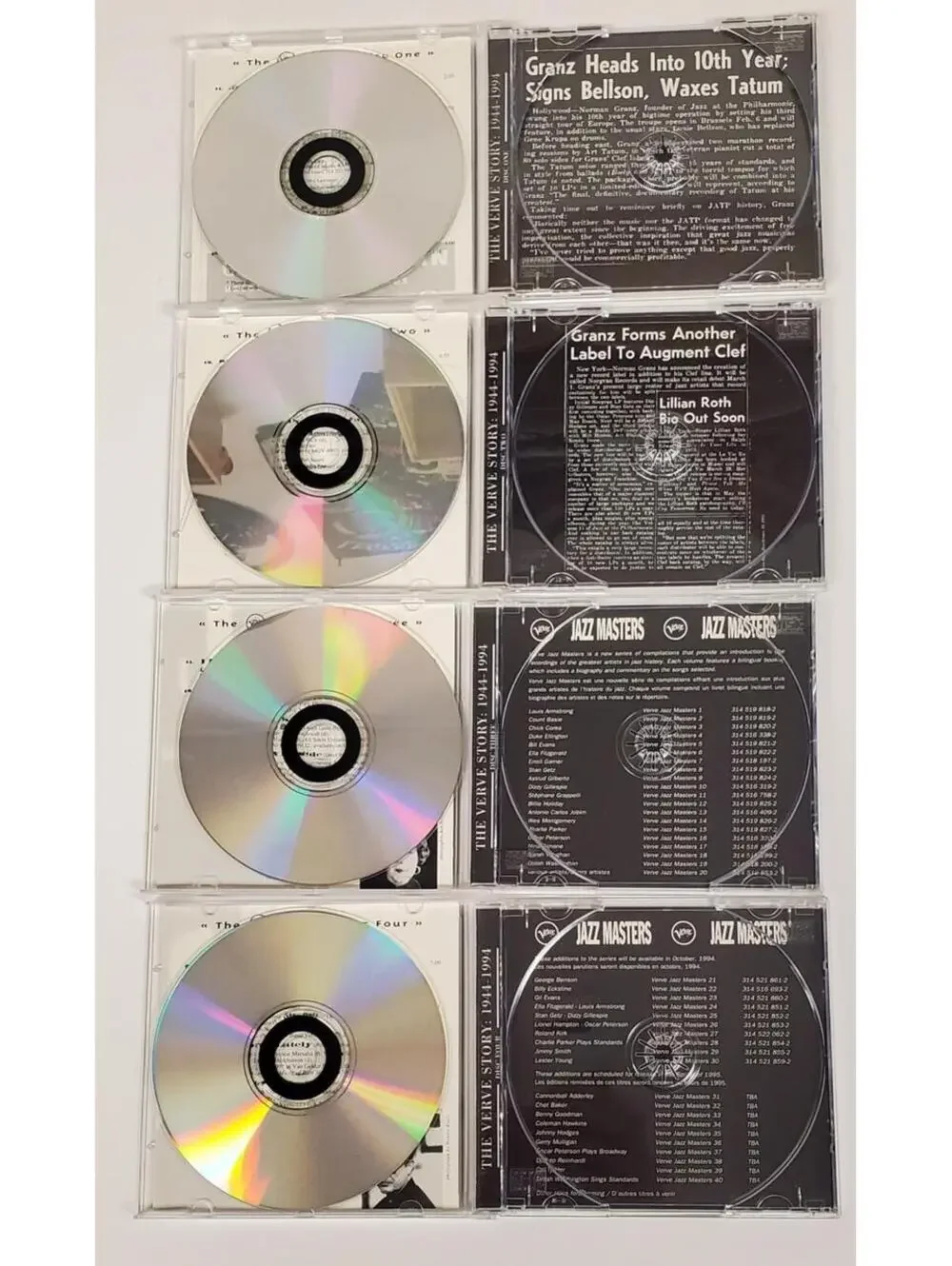 The Verve Story 1944-1994 4-CD Box Set Jazz 50th Anniversary Verve Records - Picture 8 of 9